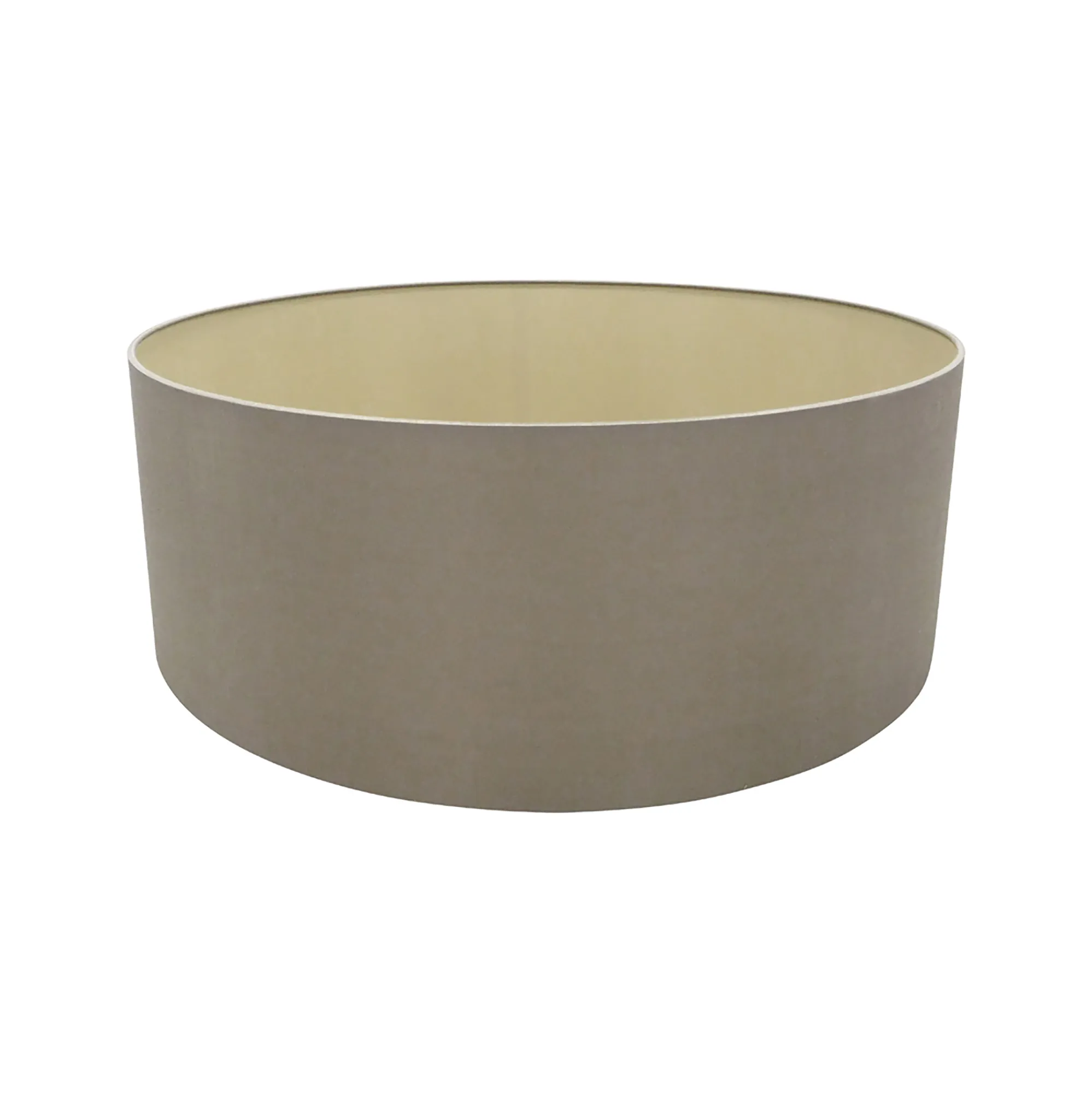 D0284  Sigma 60cm Dual Faux Silk Fabric Shade Taupe, Halo Gold